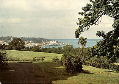East Cowes from the grounds of convent of the cross